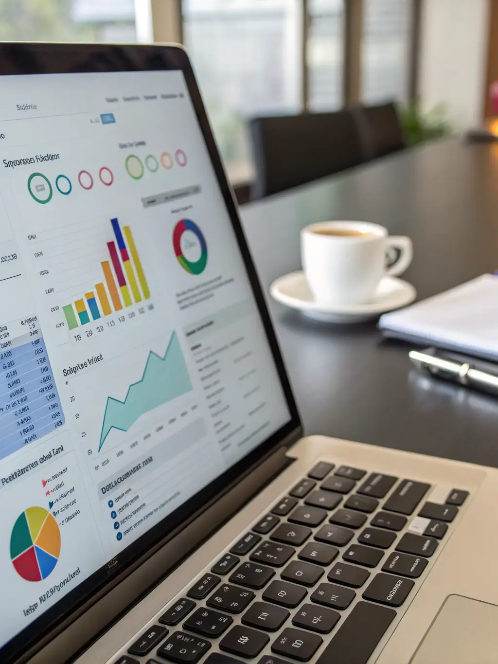 A secure digital interface displaying compliance reports and data analytics, indicating advanced monitoring and reporting capabilities.